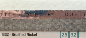 1332 - Brushed Nickel Room Darkening (RD) 25 & 32mm