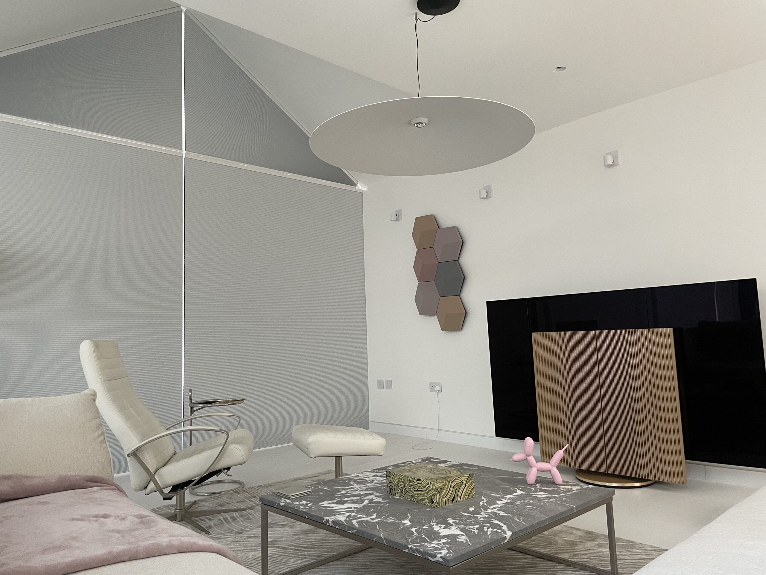 Motorised Cellular Gable Blinds 2