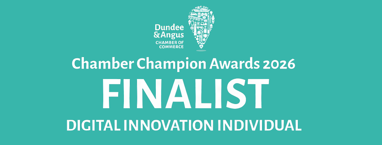 Dundee and Angus Chamber Champion Awards 2026 Finalist, Digital Innovation Individual, David Browne