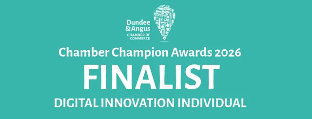Dundee and Angus Chamber Champion Awards 2026 Finalist, Digital Innovation Individual, David Browne