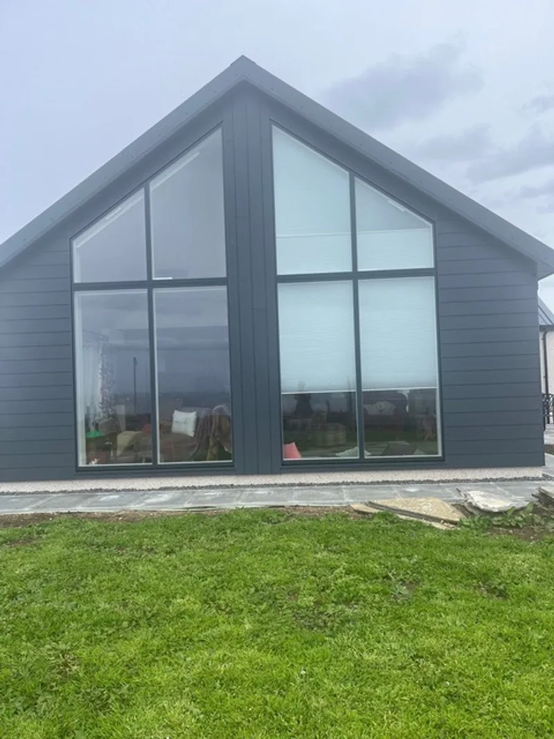 Modern Orkney house with installed shading systems by The Scottish Shutter Company