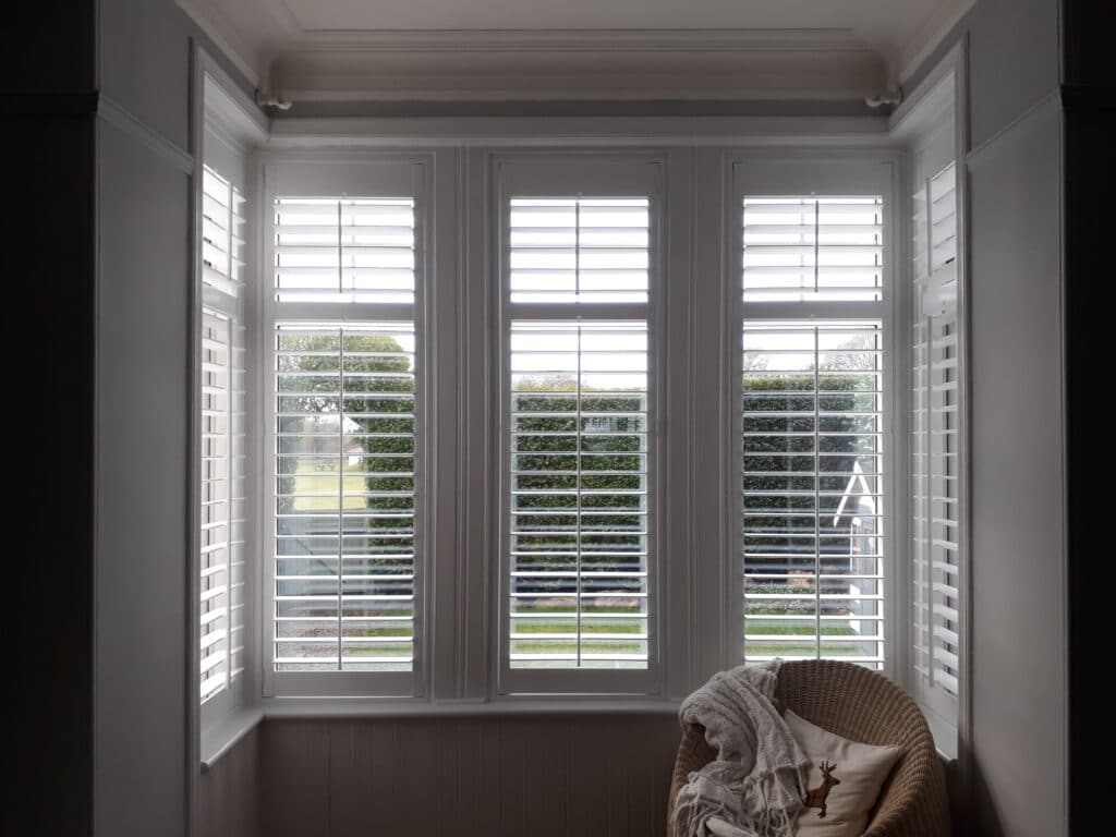 Square Bay Window Shutters