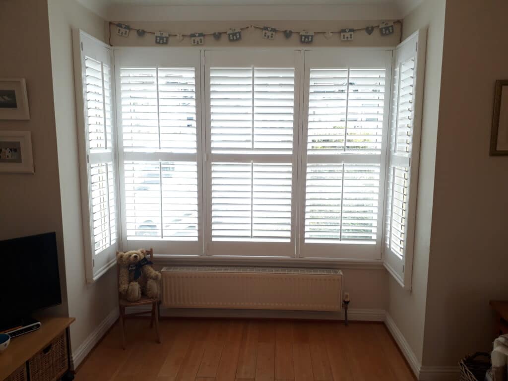 Square Bay Window Shutters