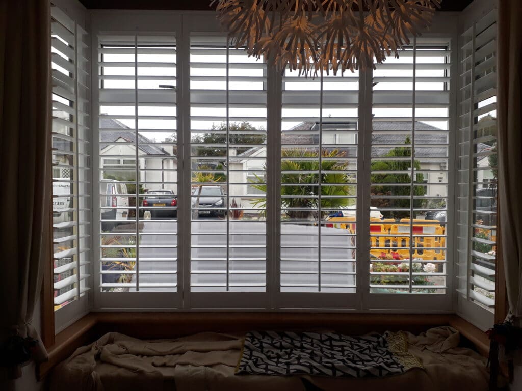 Square Bay Window Shutters