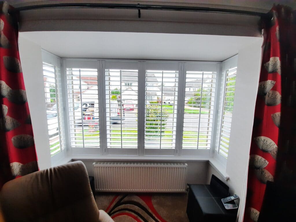 Square Bay Window Shutters