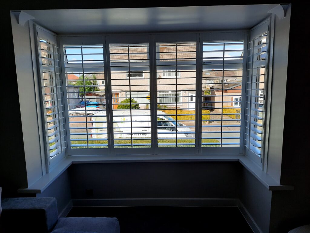 Square Bay Window Shutters