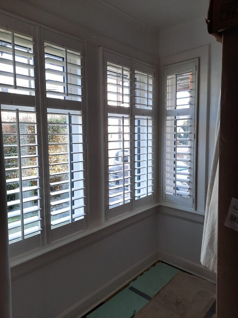 Square Bay Window Shutters