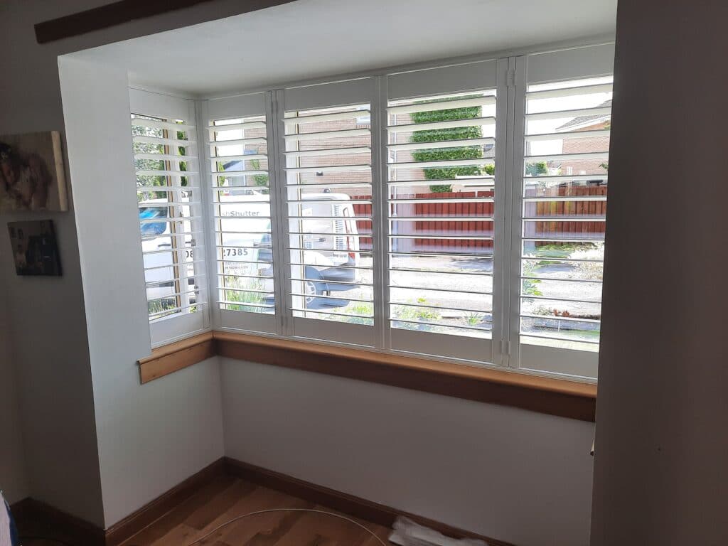 Square Bay Window Shutters