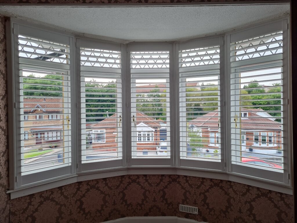 Bow Window Shutters