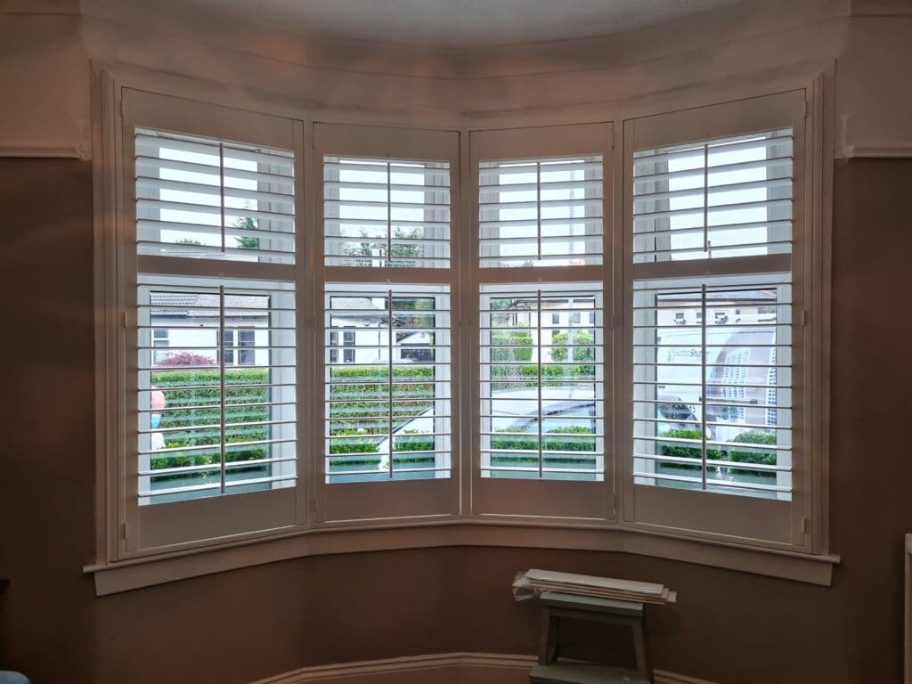 Bow Window Shutters