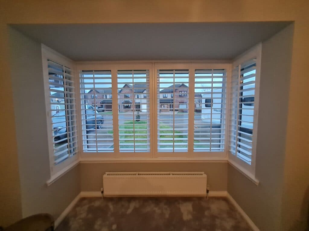 Square Bay Window Shutters