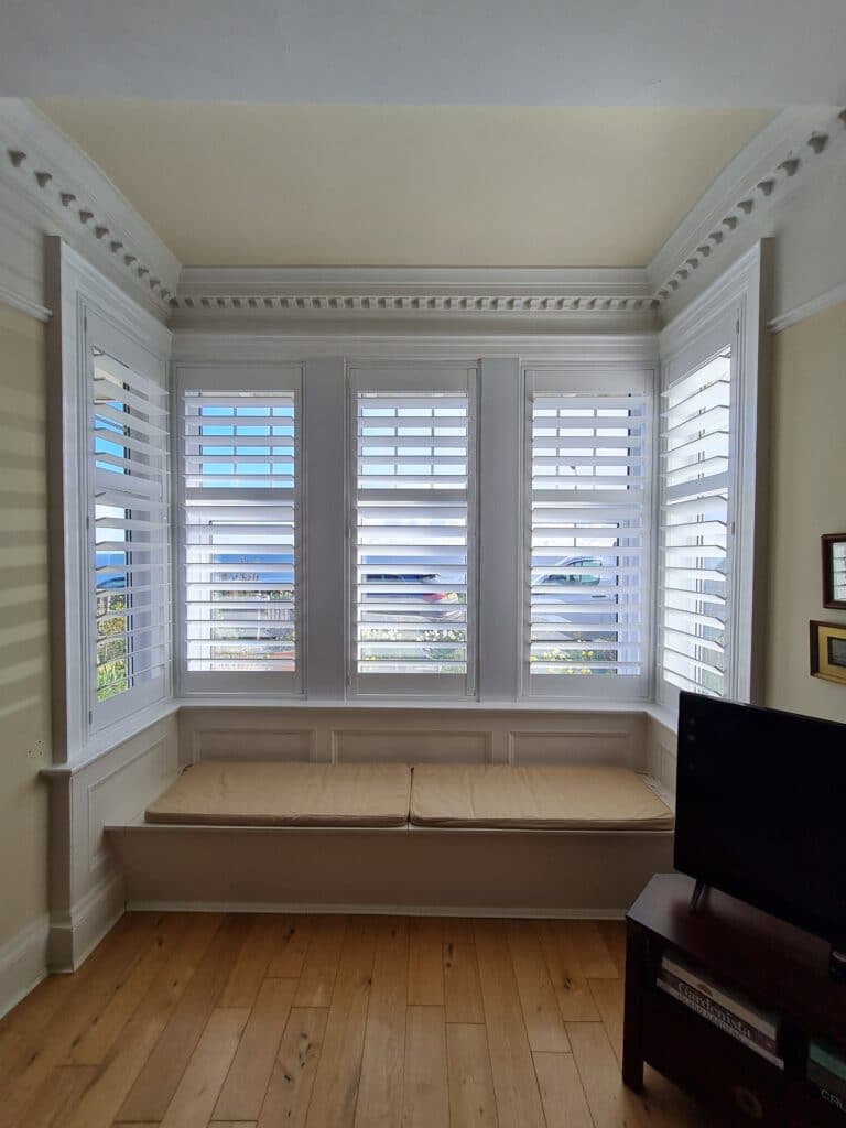 Square Bay Window Shutters