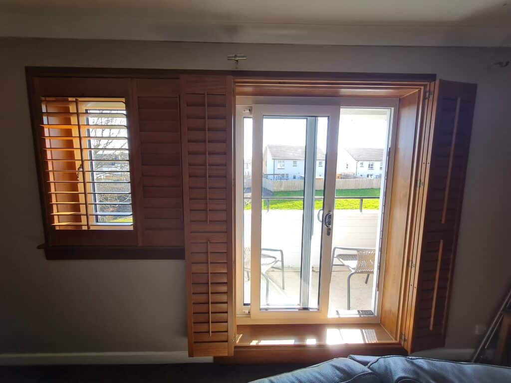 Shutters for Sliding Glass Doors