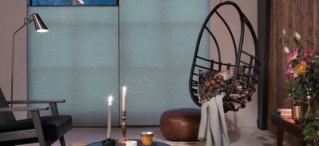 Bottom-up Duette blinds for privacy - The Scottish Shutter Company