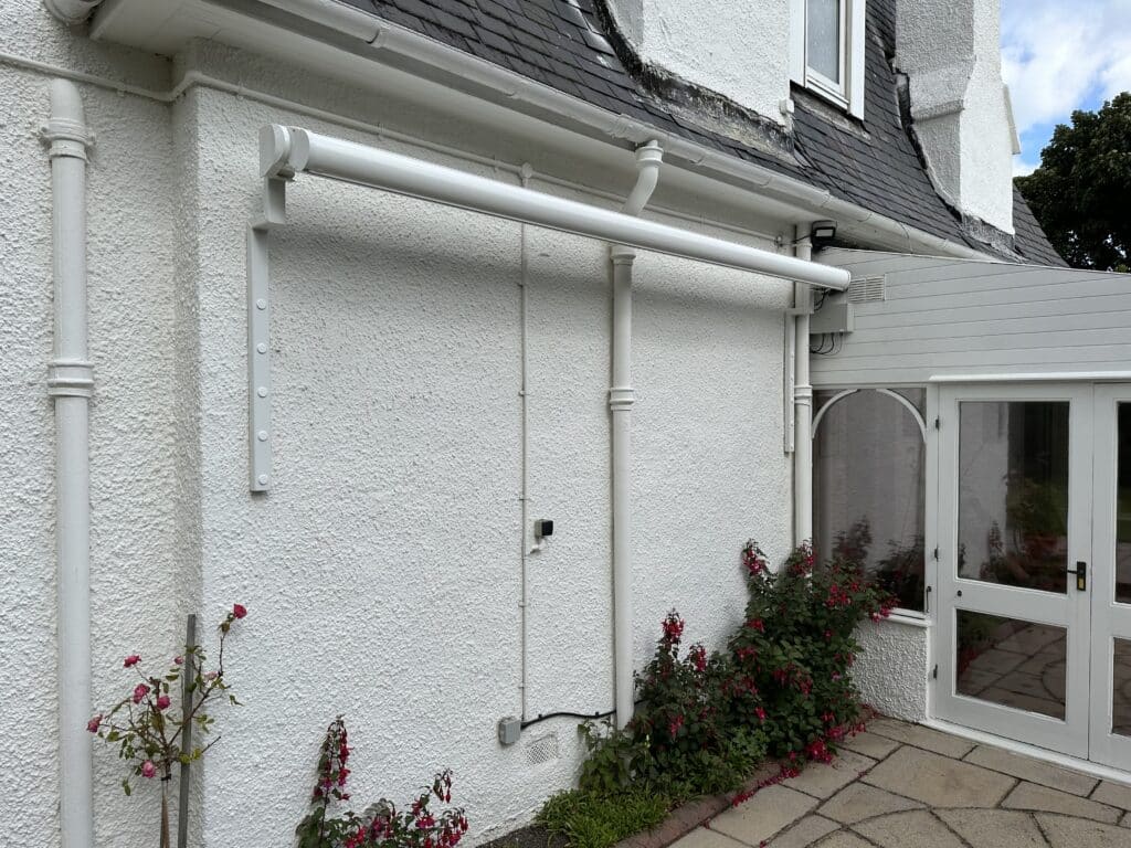 Patio Awning with Offset Brackets - The Scottish Shutter Company - 2