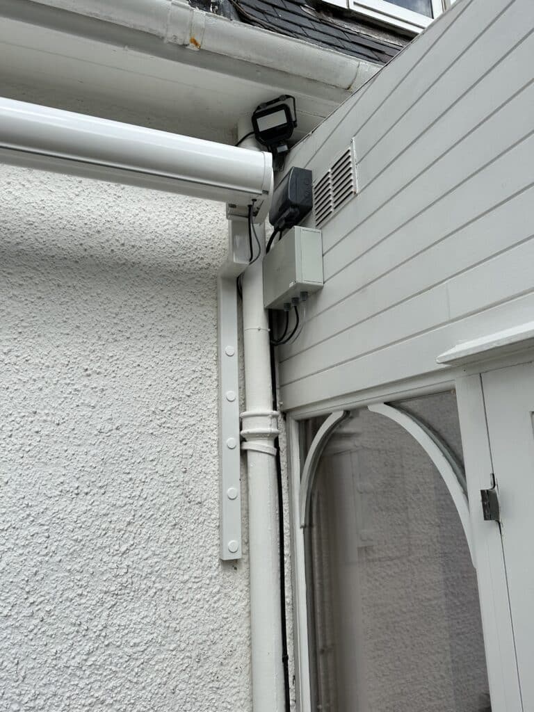 Patio Awning with Offset Brackets - The Scottish Shutter Company - 3