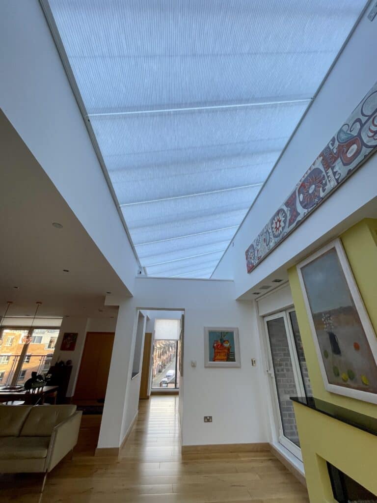 Motorised, Translucent Roof Light Blinds
