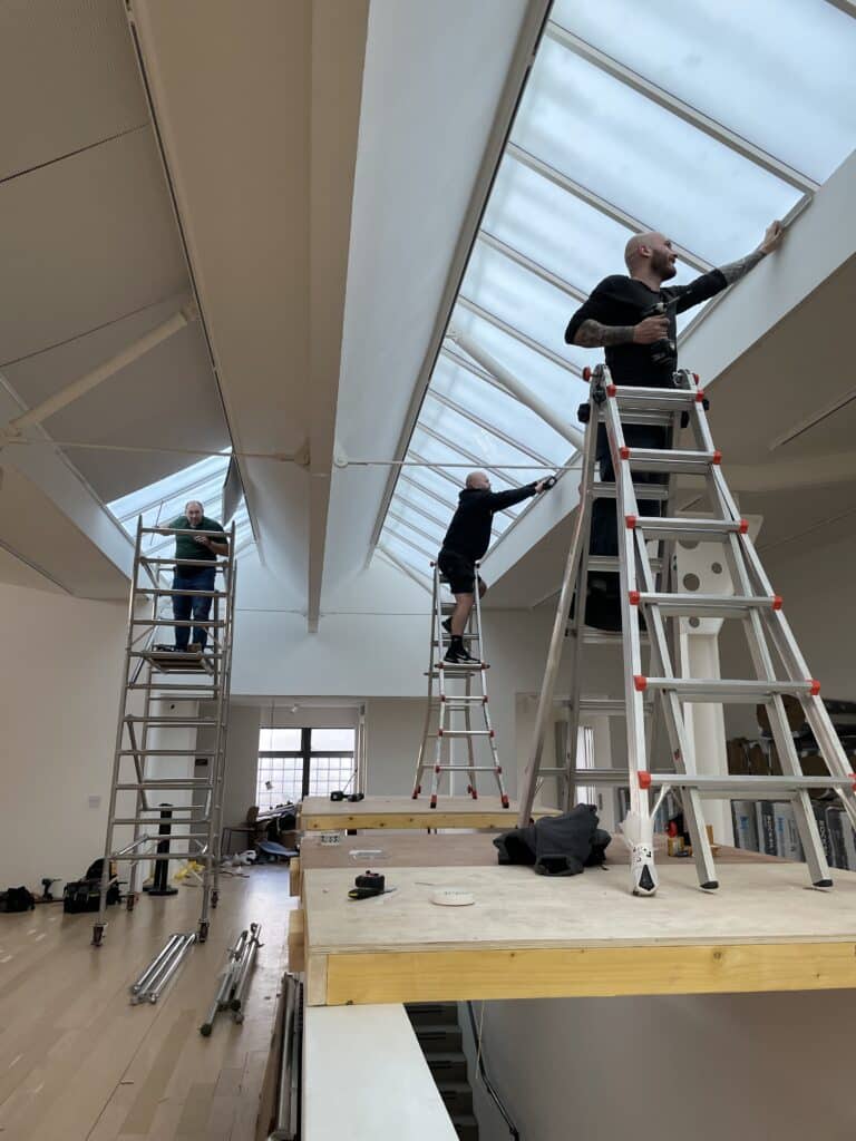 The Fruitmarket Gallery Edinburgh - Parma Dimout Blinds 11