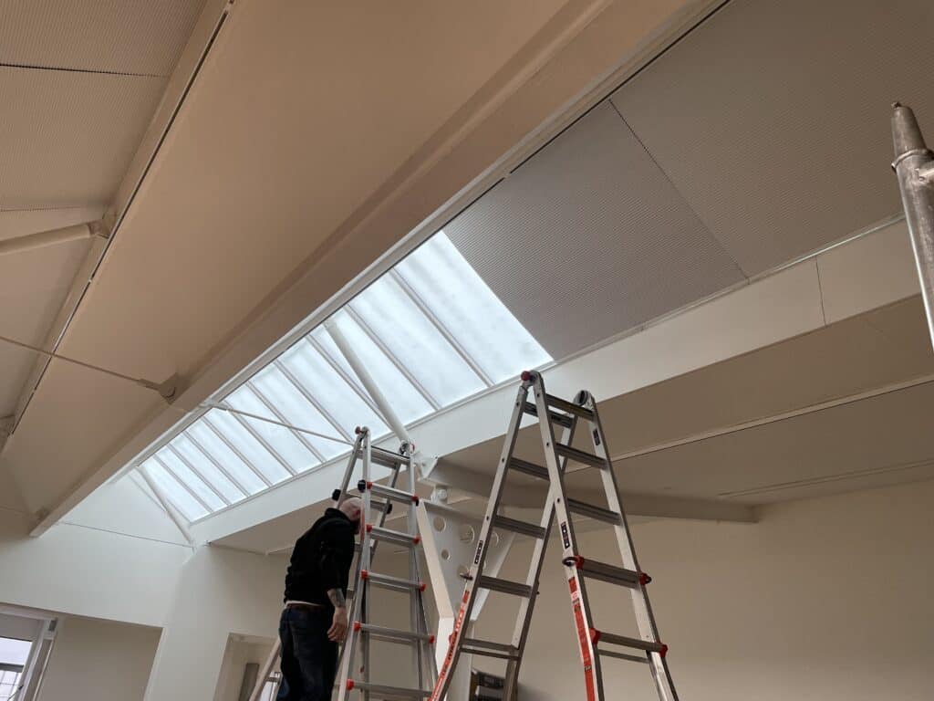 shutter installation