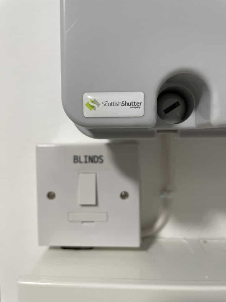 The Scottish Shutter Company Motorised Blinds Power Distribution Box