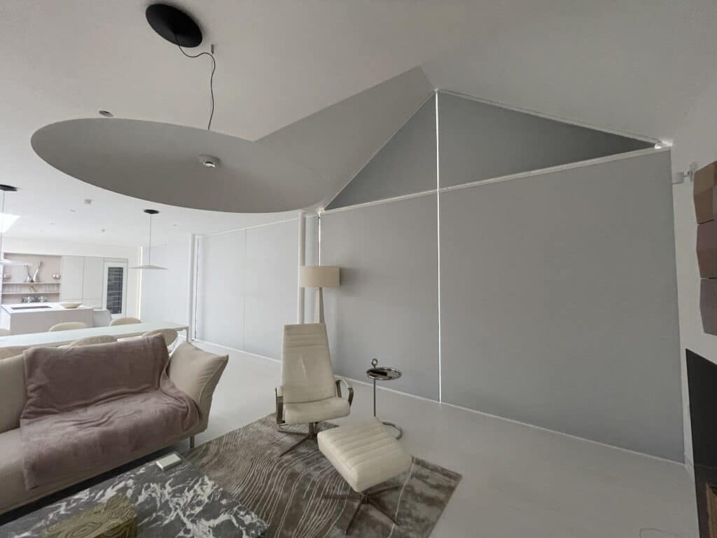 Motorised Cellular Gable Blinds 3