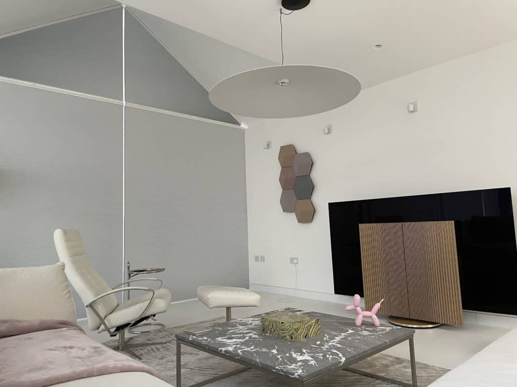 Motorised Cellular Gable Blinds 2