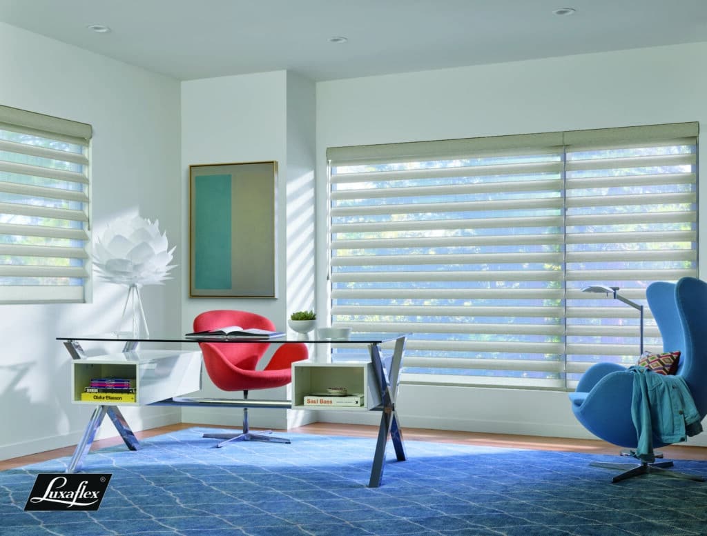 Luxaflex Pirouette in an Office