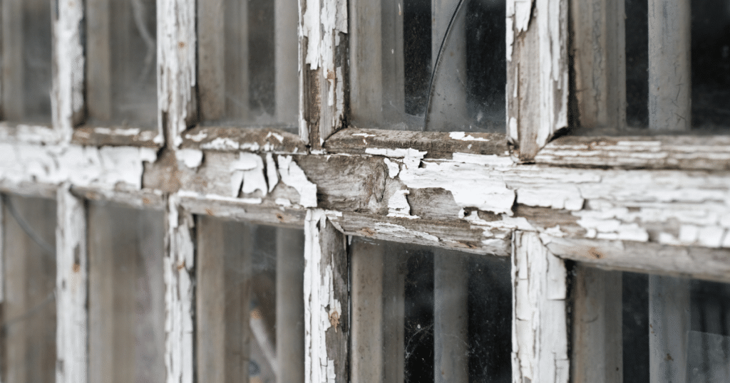 Well-worn windows - in need of replacement