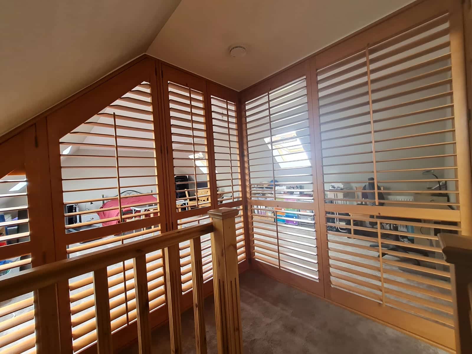 Shutters used as a Room Divider - The Scottish Shutter Company