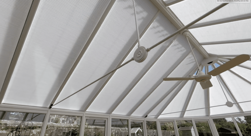 Luxaflex Duette Conservatory Roof Blinds - The Scottish Shutter Company