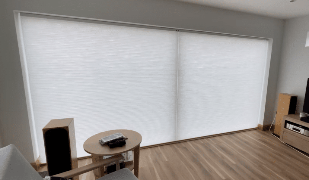 Motorised Luxaflex Duette Insulating Blinds