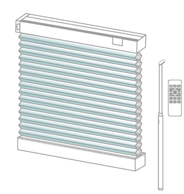 Parma Honeycomb Blind - SmartLift Motorised Battery