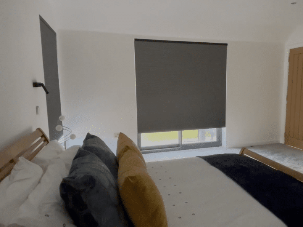 Motorised, Room-Darkening, Duette Blinds 1