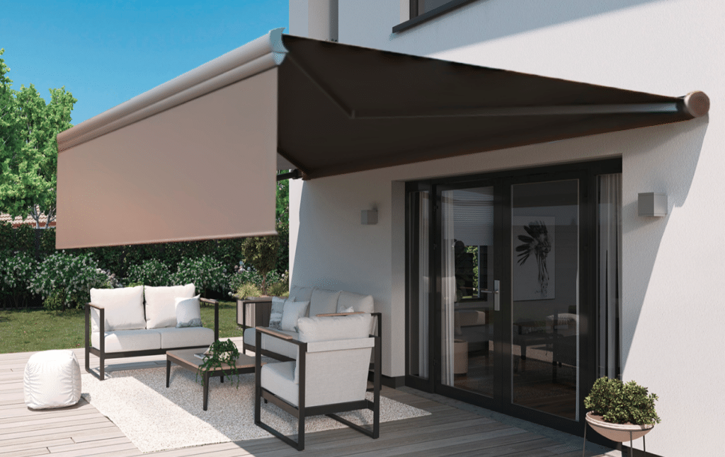 Luxaflex Formosa Max Awning with Powered Valance & Lights
