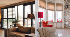 Shutters vs. Roman blinds