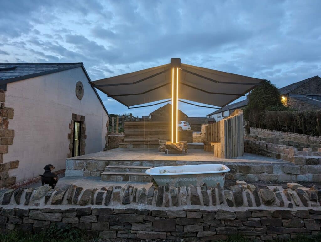 Freestanding Butterfly Awning 4