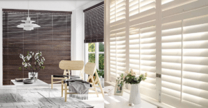 wooden blinds