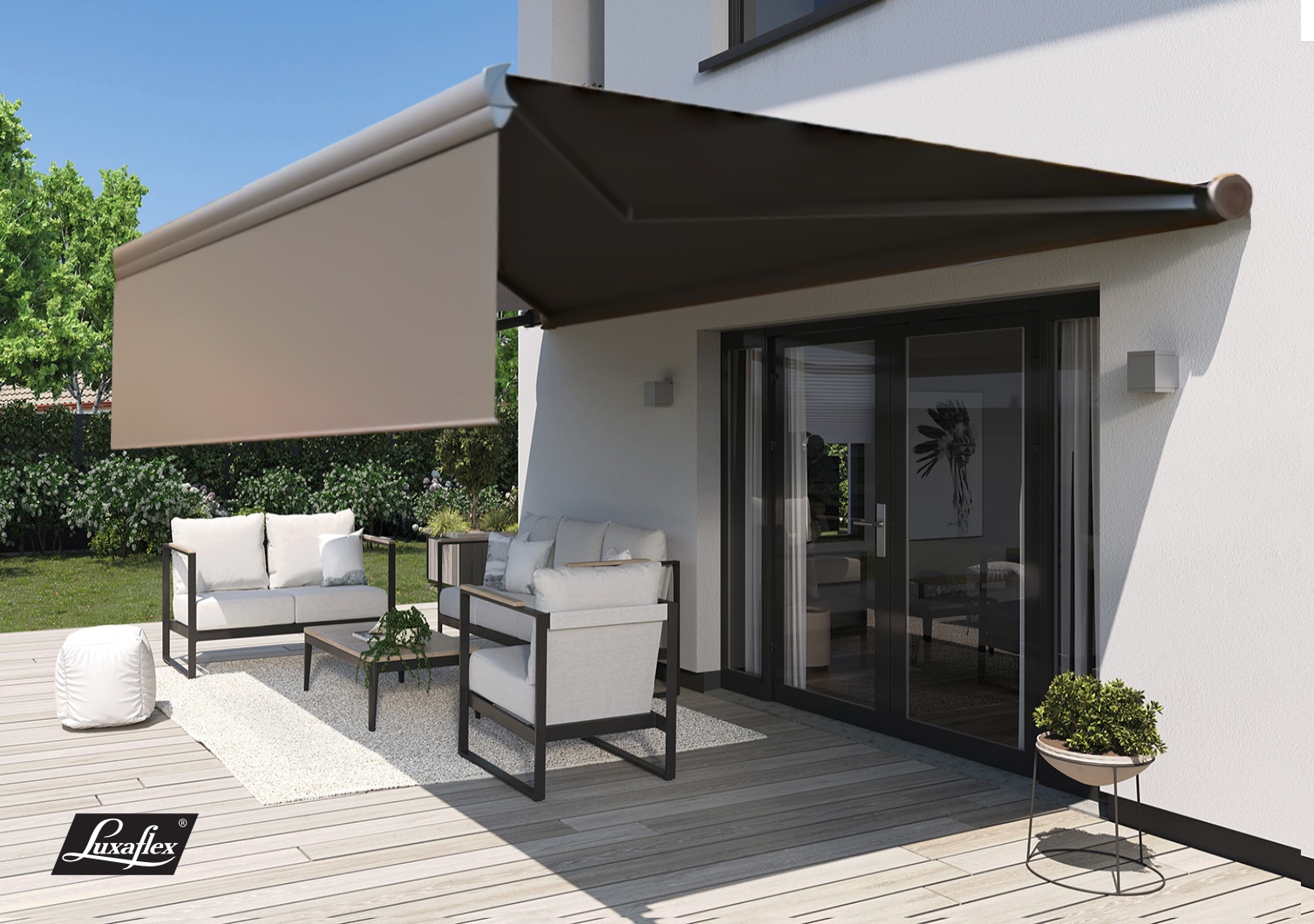 Luxaflex Formosa Max Awning with Power Valance