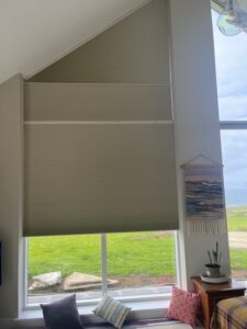 Self-measure, self-install motorised Duette blinds on Orkney