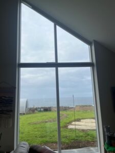 Self-measure, self-install motorised Duette blinds on Orkney - Stacked