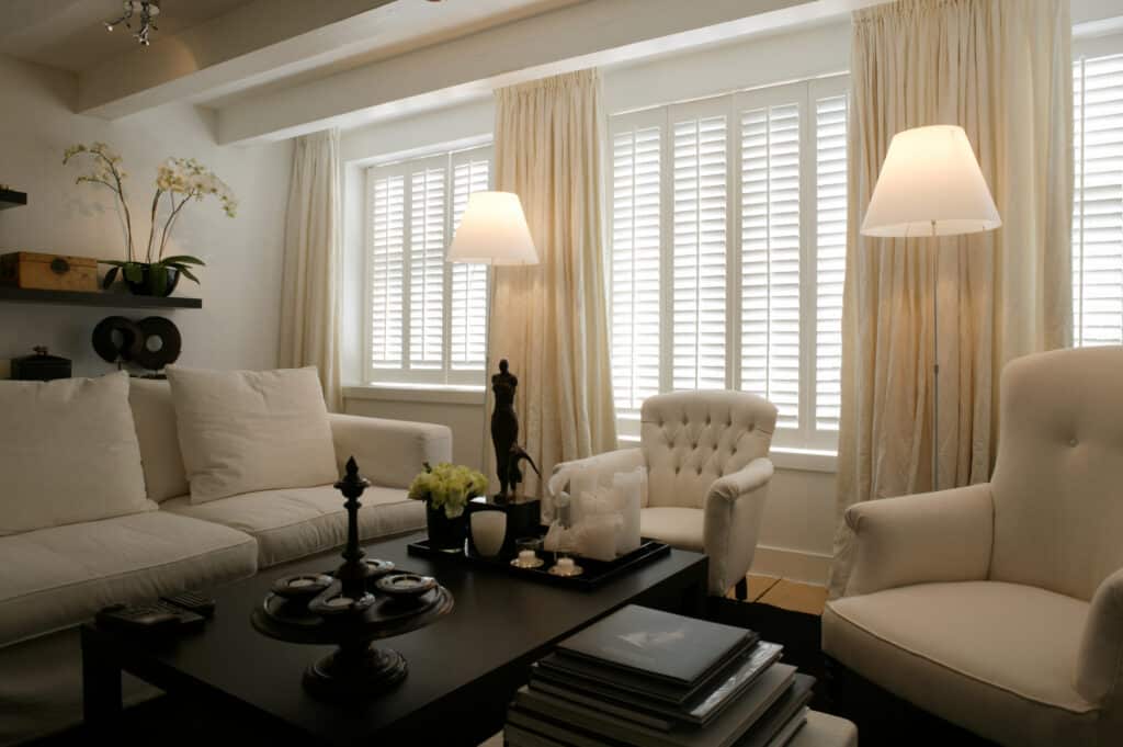 Shutters 2 living room